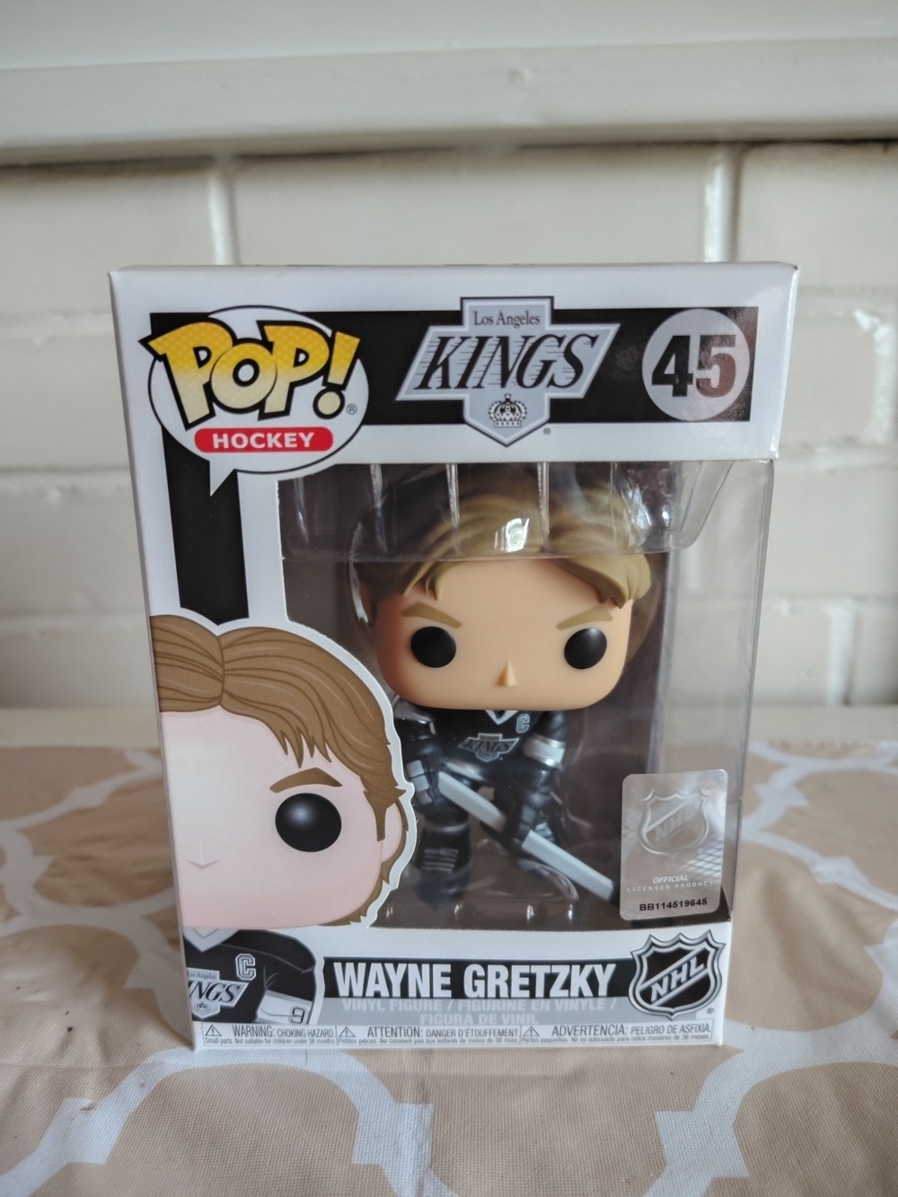 adidas Black Funko Pop! Hockey Wayne Gretzky Box Art